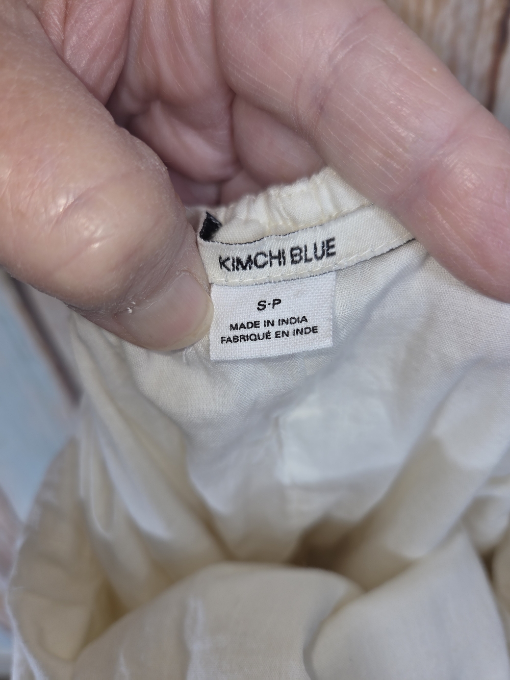 Urban Outfitters Kimchi Blue Marcella Embroidered Tie-Back Mini Dress. Size S - Picture 5 of 5